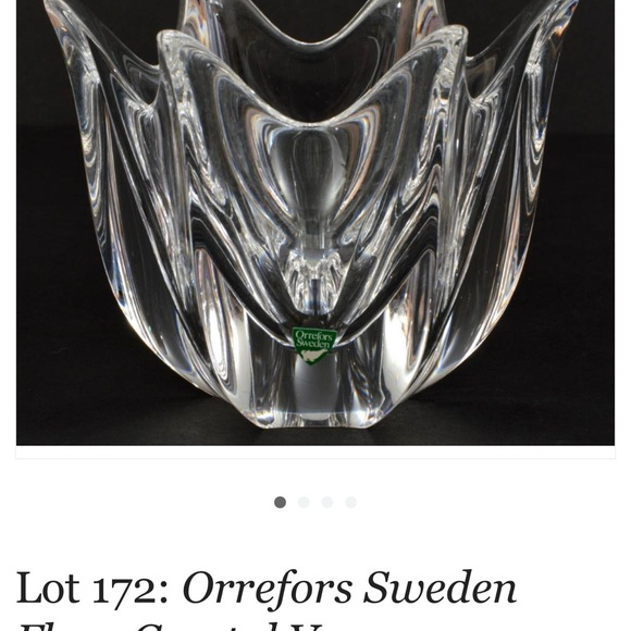 Orrefors Sweden
Fleur Crystal Vase- vintage - Picture 5 of 6